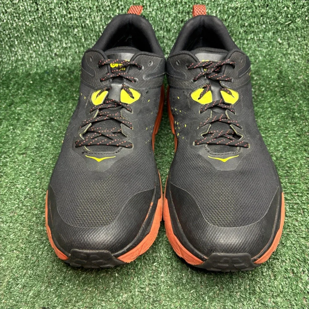 Hoka Challenger ATR 6 Gore-Tex Waterproof Trail Running Shoes Black Mens Size 14